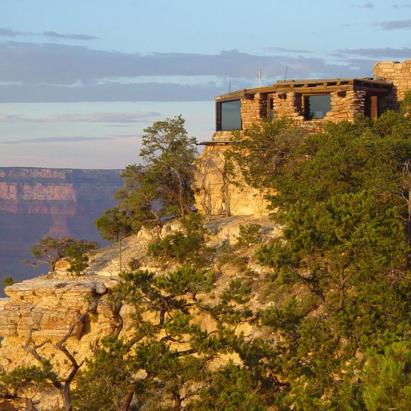 building on a cliff